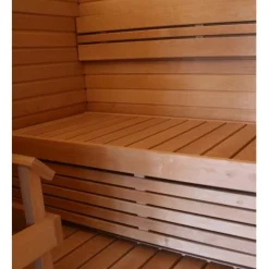 Laudepaketti Jokiwood IISI+, lämpöhaapa, sis. ylä- ja alalaude, väliritilä, selkänoja, kiuaskaide, jakkara ja kannatinpuut