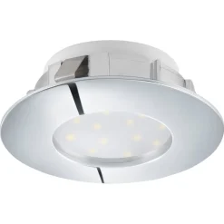 LED-alasvalo Eglo Pineda 4.9W, Ø78mm, IP20/44, kromi 95818