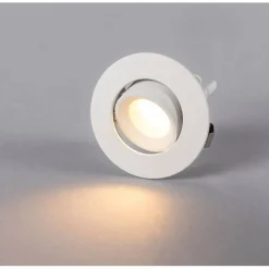 LED-alasvalo Hide-a-lite Core Smart Tilt 45°, 2700K, valkoinen
