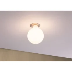 LED-filamenttilamppu Paulmann Globe, G125, E27, 470lm, 5.6W, 2700K, himmennettävä, opaali