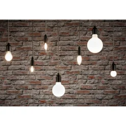 LED-filamenttilamppu Paulmann Globe, G125, E27, 470lm, 5.6W, 2700K, himmennettävä, opaali