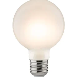 LED-filamenttilamppu Paulmann Globe, G80, E27, 806lm, 7.5W, 2700K, himmennettävä, opaali