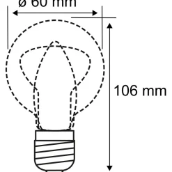 LED-filamenttilamppu Paulmann Pear, E27, 1055lm, 9W, 4000K, himmennettävä, matta
