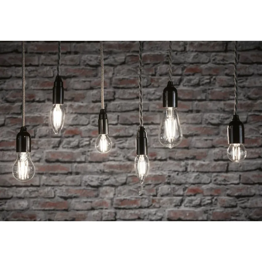 LED-filamenttilamppu Paulmann Pear, E27, 470lm, 4.8W, 4000K, matta