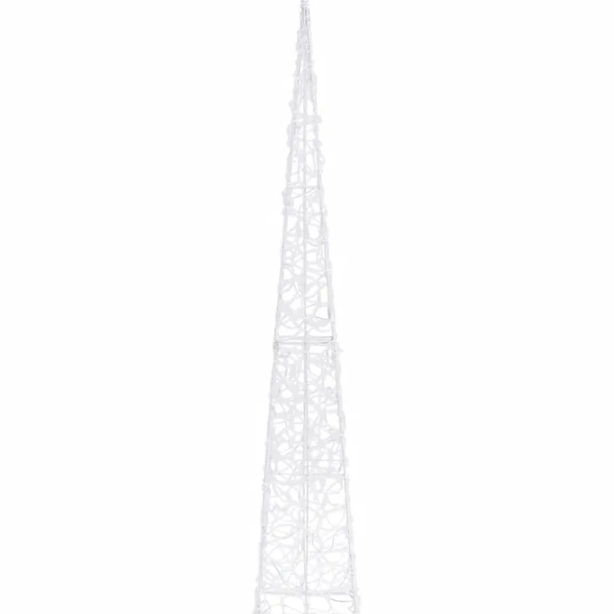LED-koristevalokartio, akryyli, eri kokoja ja värejä