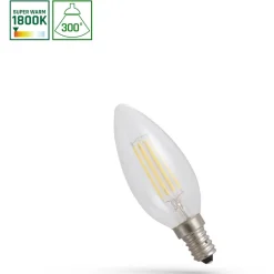 LED-kynttilälamppu Spectrum E14 4W 230V 1800K