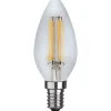 LED-kynttilälamppu Star Trading 351-03-1, Ø35x98mm, E14, kirkas, 4.2W, 2700K, 470lm