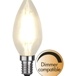 LED-kynttilälamppu Star Trading 351-03-1, Ø35x98mm, E14, kirkas, 4.2W, 2700K, 470lm