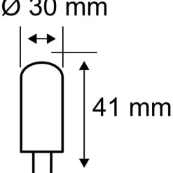 LED-lamppu Paulmann Pin Base, 12V, G4, 270lm, 3.2W, 2700K, valkoinen