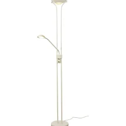 LED-lattiavalaisin Aneta Lighting Nice uplight, 3000K, valkoinen