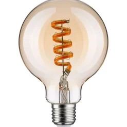 LED-älylamppu Paulmann Smart Home Zigbee 3.0 Globe, G95, E27, 470lm, 6.3W, RGBW+, filamentti, himmennettävä, kulta
