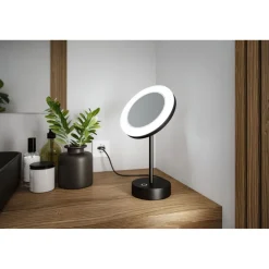 LED-meikkipeili Paulmann Masua IP44 jalustalla 55lm 230V 4W