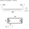 LED-nauha Limente 4m, IP20/IP44, 24V, 4000K + virtalähde