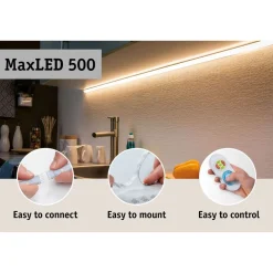LED-Nauhasetti muuntajalla Paulmann Max 500 Basic Set, 2700K, eri kokoja