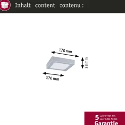 LED-paneeli Paulmann Abia 2 White Select hämäräohjatulla liiketunnistimella 2700-4000K, eri vaihtoehtoja