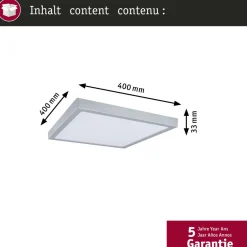 LED-paneeli Paulmann Abia 2 White Select hämäräohjatulla liiketunnistimella 2700-4000K, eri vaihtoehtoja