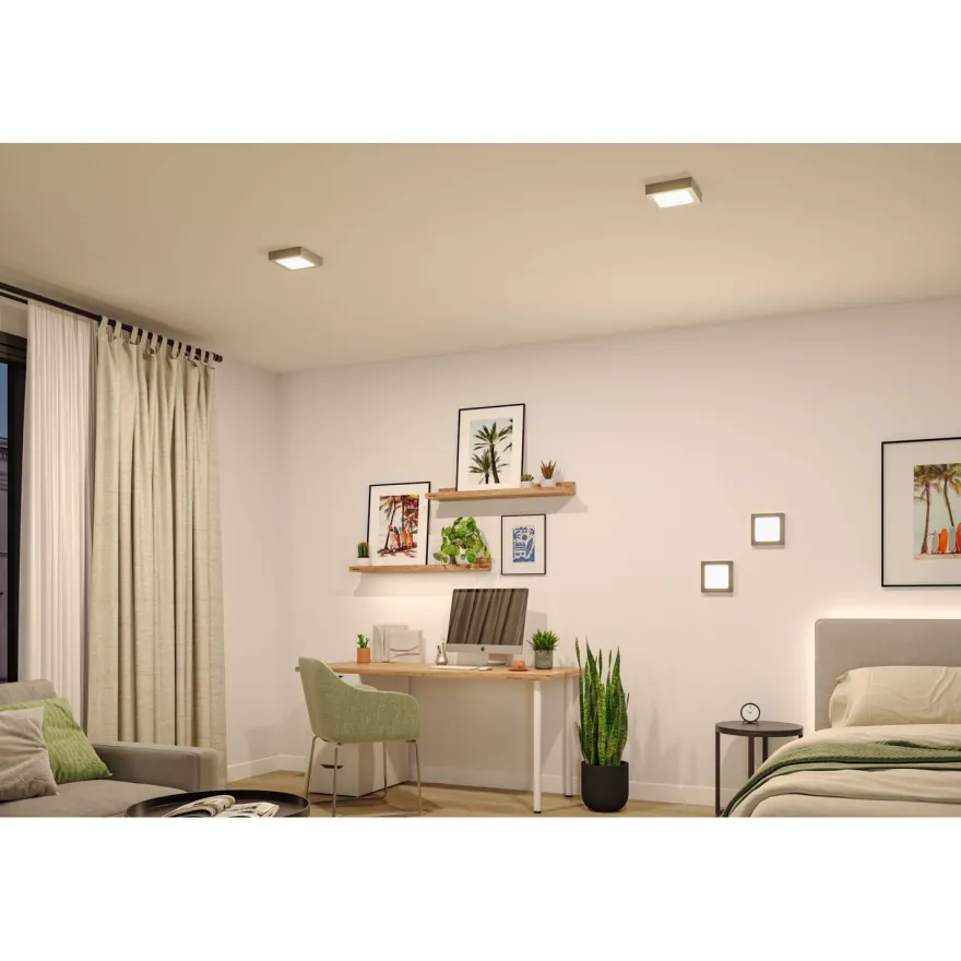 LED-paneeli Paulmann Abia 2 White Select hämäräohjatulla liiketunnistimella 2700-4000K, eri vaihtoehtoja