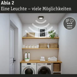 LED-paneeli Paulmann Abia 2 White Select hämäräohjatulla liiketunnistimella 2700-4000K, eri vaihtoehtoja