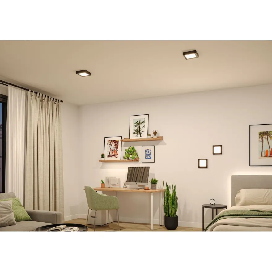 LED-paneeli Paulmann Abia 2 White Select hämäräohjatulla liiketunnistimella 2700-4000K, eri vaihtoehtoja