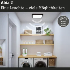 LED-paneeli Paulmann Abia 2 White Select hämäräohjatulla liiketunnistimella 2700-4000K, eri vaihtoehtoja
