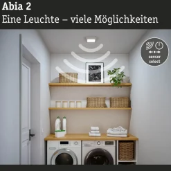 LED-paneeli Paulmann Abia 2 White Select hämäräohjatulla liiketunnistimella 2700-4000K, eri vaihtoehtoja