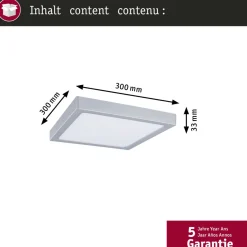 LED-paneeli Paulmann Abia 2 White Select hämäräohjatulla liiketunnistimella 2700-4000K, eri vaihtoehtoja