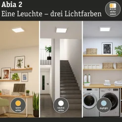 LED-paneeli Paulmann Abia 2 White Select hämäräohjatulla liiketunnistimella 2700-4000K, eri vaihtoehtoja