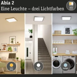 LED-paneeli Paulmann Abia 2 White Select hämäräohjatulla liiketunnistimella 2700-4000K, eri vaihtoehtoja