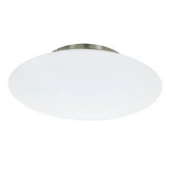 LED-plafondi Eglo Crosslink Frattina-C, 27W, Ø435x130mm, IP20, harjattu teräs/valkoinen