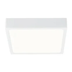 LED-plafondi Globo Alena, 17x17cm, 22W, himmennettävä, valkoinen