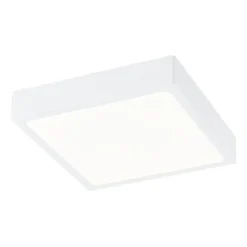 LED-plafondi Globo Alena, 17x17cm, 22W, himmennettävä, valkoinen