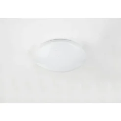 LED-plafondi Globo Atreju, Ø29cm, 15W, himmennettävä, valkoinen