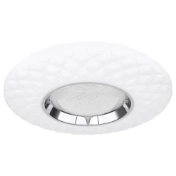LED-plafondi Globo Magnifique, Ø49cm, 30W, himmennettävä, valkoinen