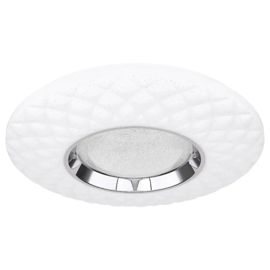 LED-plafondi Globo Magnifique, Ø49cm, 30W, himmennettävä, valkoinen