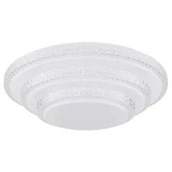 LED-plafondi Globo Magnifique, Ø49.5cm, 30W, himmennettävä, valkoinen