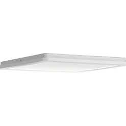 LED-plafondi Trio Camillus, 40x40 cm, valkoinen, IP44