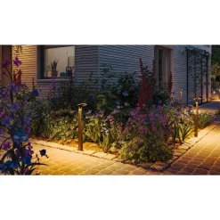 LED-pollarivalaisin Paulmann Alara Smart Home Zigbee 3.0 665mm hämäräohjattu liiketunnistin IR 3000 - 2200K 10W 450lm antrasiitti