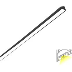 LED-profiili Limente LED-LUXOR 20 CCT LUX, 2700-6000K, 29W, musta, 2m