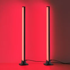 LED-pöytävalaisin Trio Boy, 2 kpl, musta, RGB