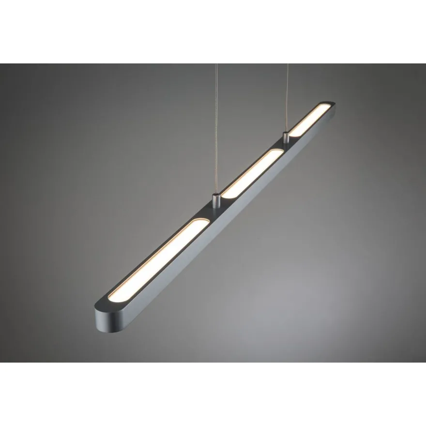 LED-riippuvalaisin Paulmann Lento, Smart Home Bluetooth, säädettävä värilämpötila, himmennettävä, mattakromi