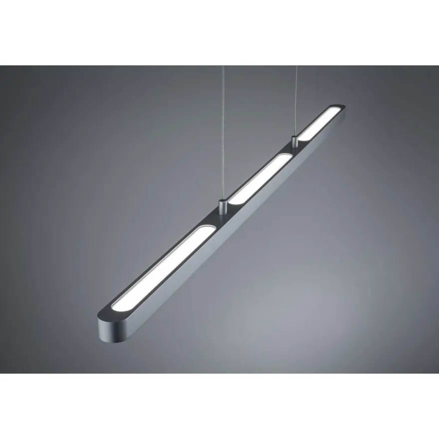 LED-riippuvalaisin Paulmann Lento, Smart Home Bluetooth, säädettävä värilämpötila, himmennettävä, mattakromi