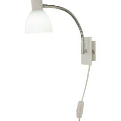 LED-seinävalaisin Aneta Lighting Deka, 4W, 360lm, valkoinen/kromi