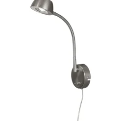 LED-seinävalaisin Aneta Lighting Juno, flex, teräs