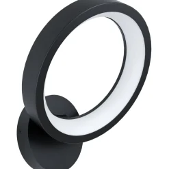 LED-Seinävalaisin Eglo connect.z Marghera-Z, 30,5cm, 16W, RGBW, musta