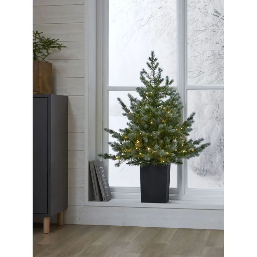 LED-valaistu joulukuusi Star Trading Greyland, 95cm, vihreä