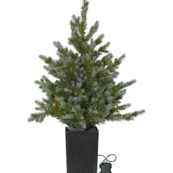 LED-valaistu joulukuusi Star Trading Greyland, 95cm, vihreä