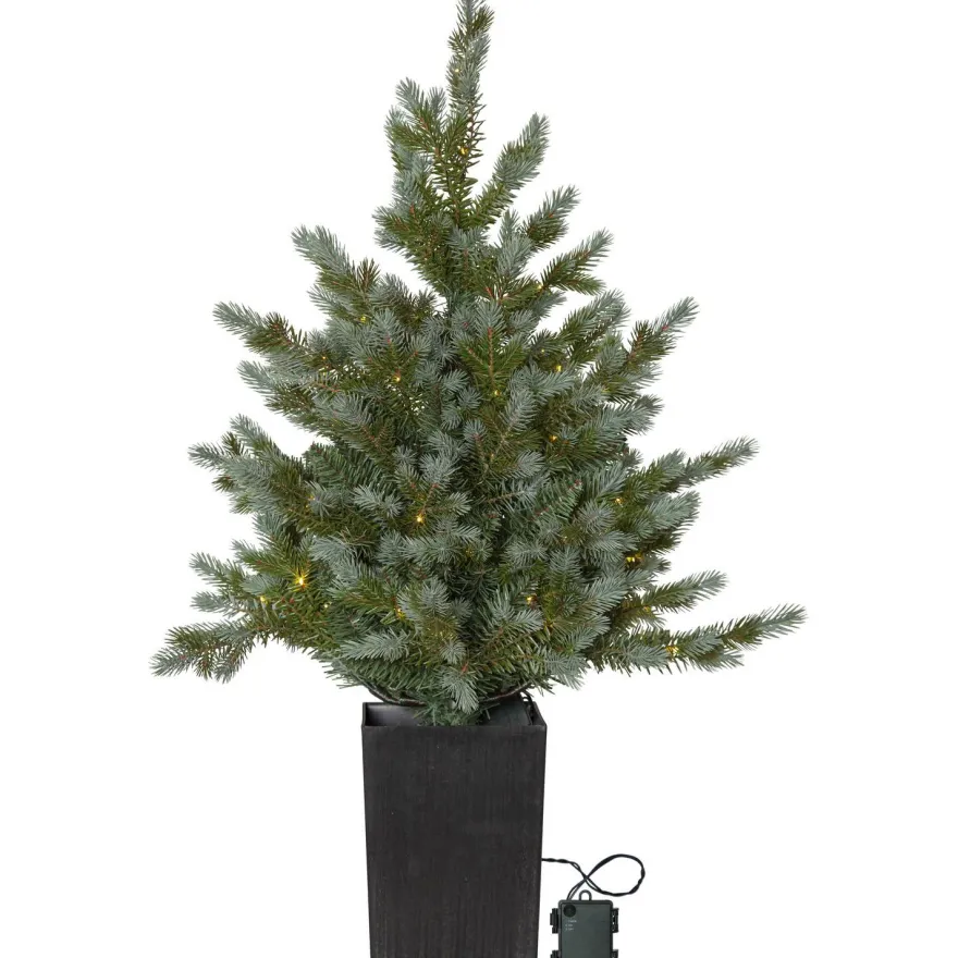LED-valaistu joulukuusi Star Trading Greyland, 95cm, vihreä