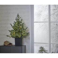 LED-valaistu joulukuusi Star Trading Greyland, 95cm, vihreä