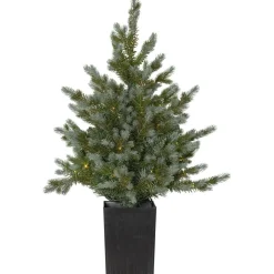 LED-valaistu joulukuusi Star Trading Greyland, 95cm, vihreä
