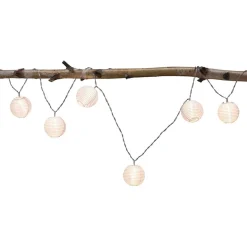 LED-valoketju Paulmann Fairy lights, IP44, 3.6m, 3000K, paristokäyttöinen, valkoinen